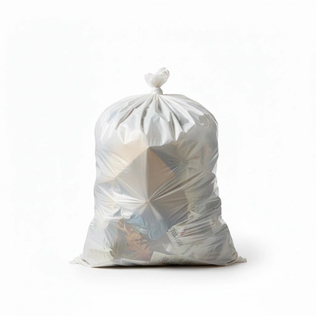 Sac poubelle - 110L - Blanc - 200 sacs - 40µ