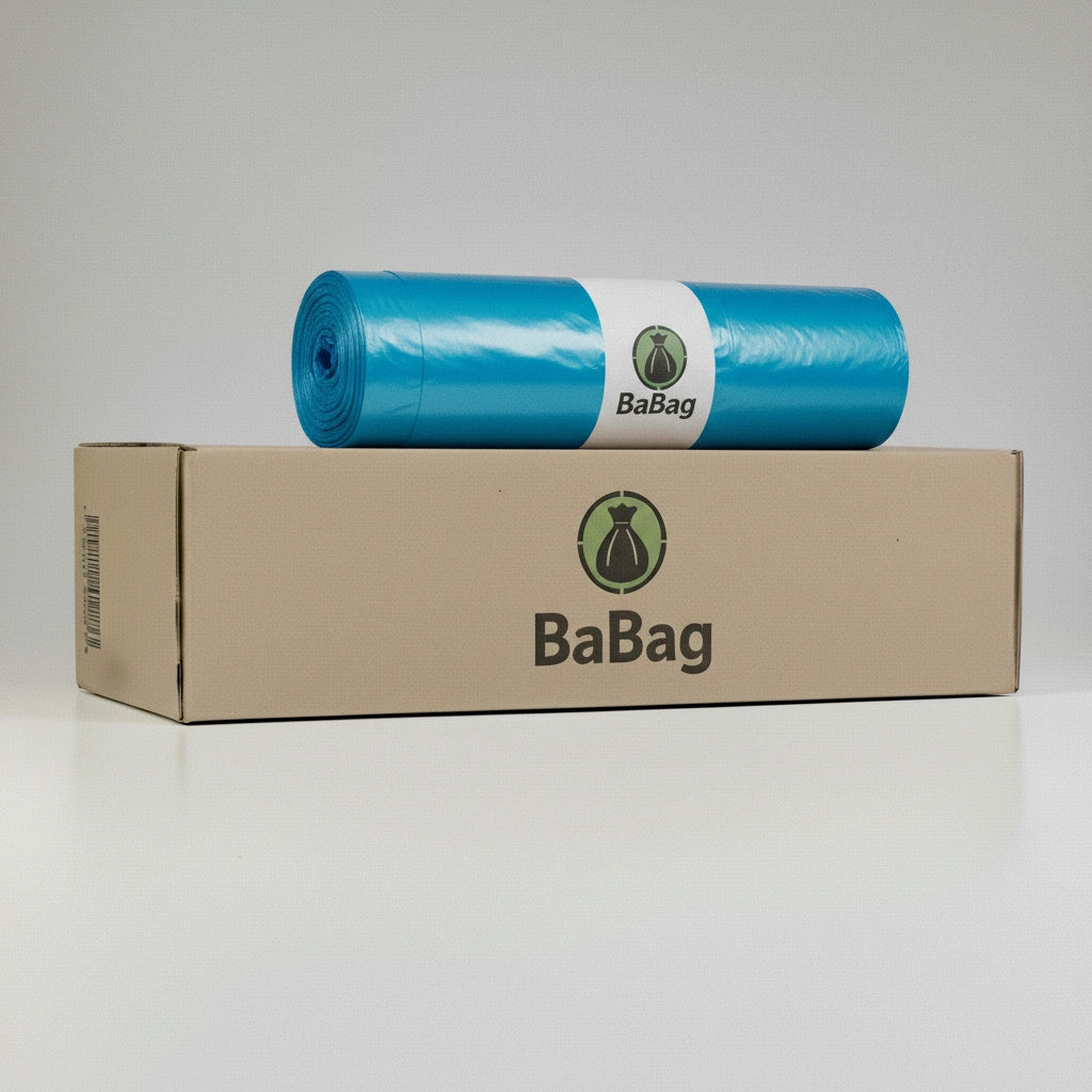 Sac poubelle - 30L - Bleu - 500 sacs - 12µ