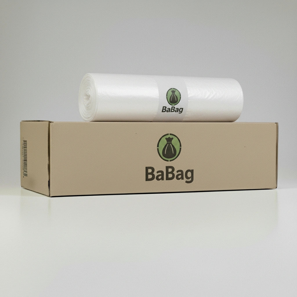 Sac poubelle - 10L - Blanc - 1000 sacs - 10µ