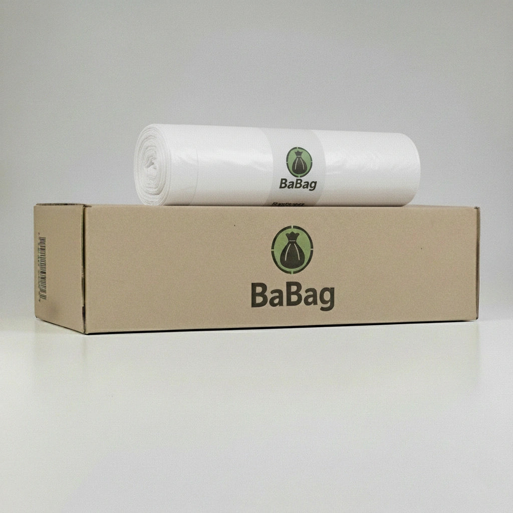 Sac résistant pour gravats - 64L - Blanc - 100 sacs - 67µ