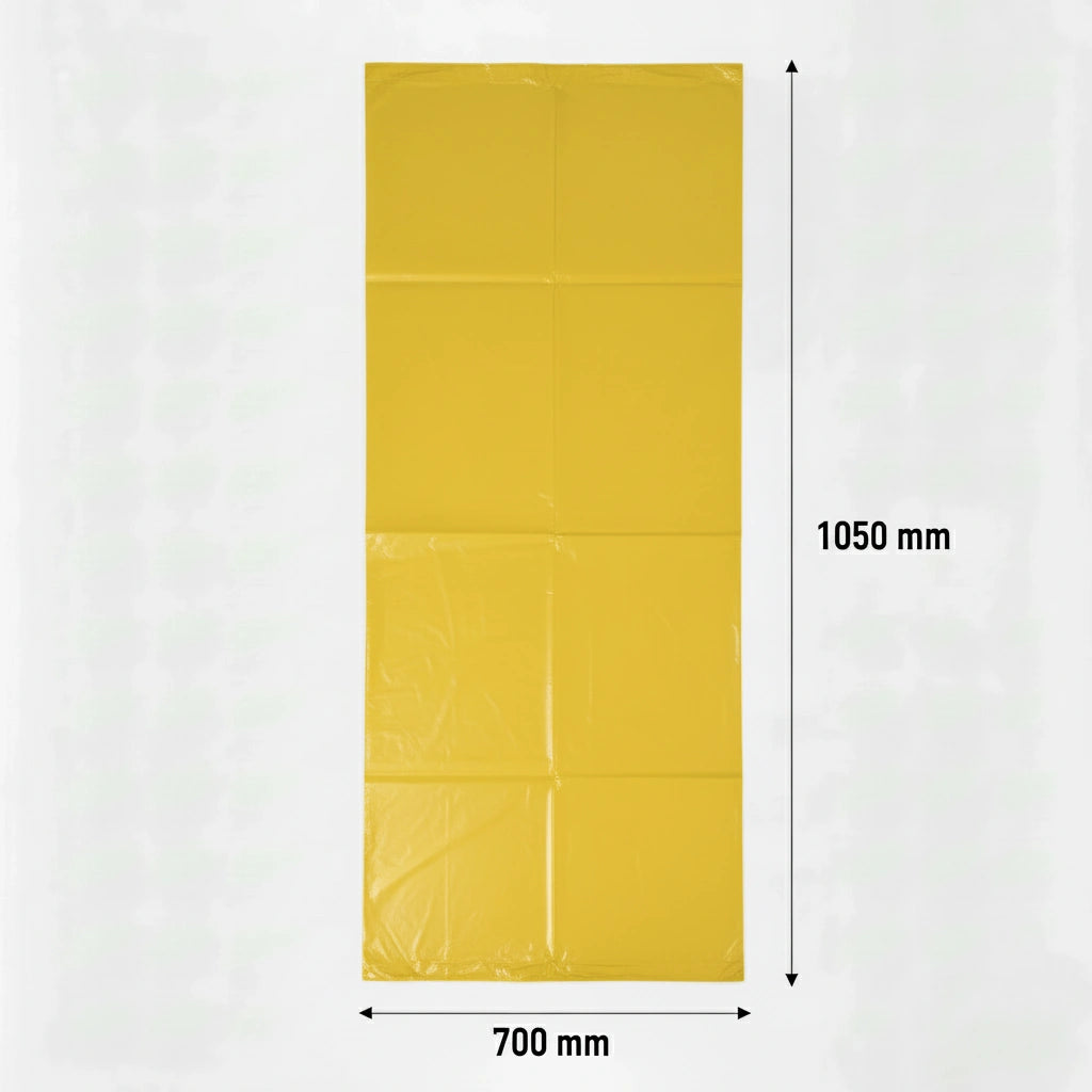 Sac poubelle Dasri - 110L - DASRI - Jaune - 200 sacs - 30µ