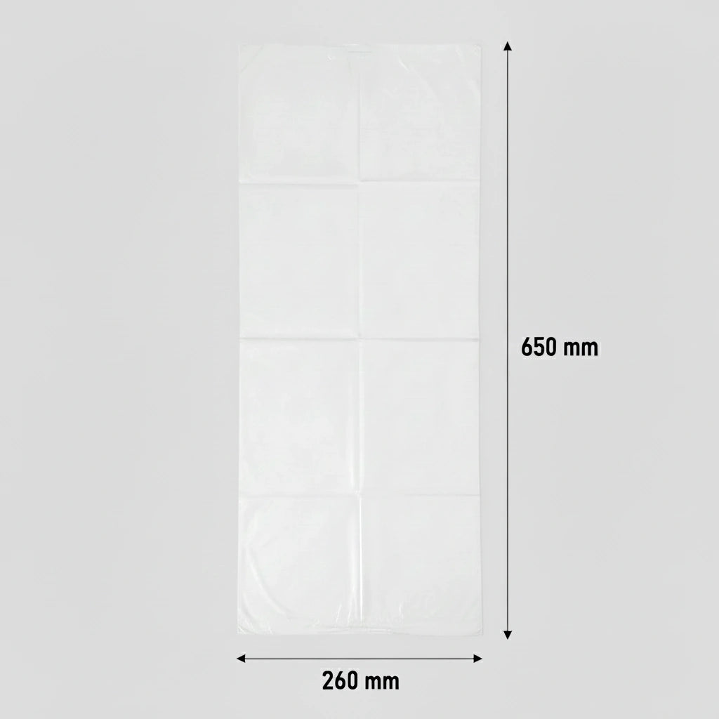 Sac poubelle - 30L - Blanc - 500 sacs - 12µ