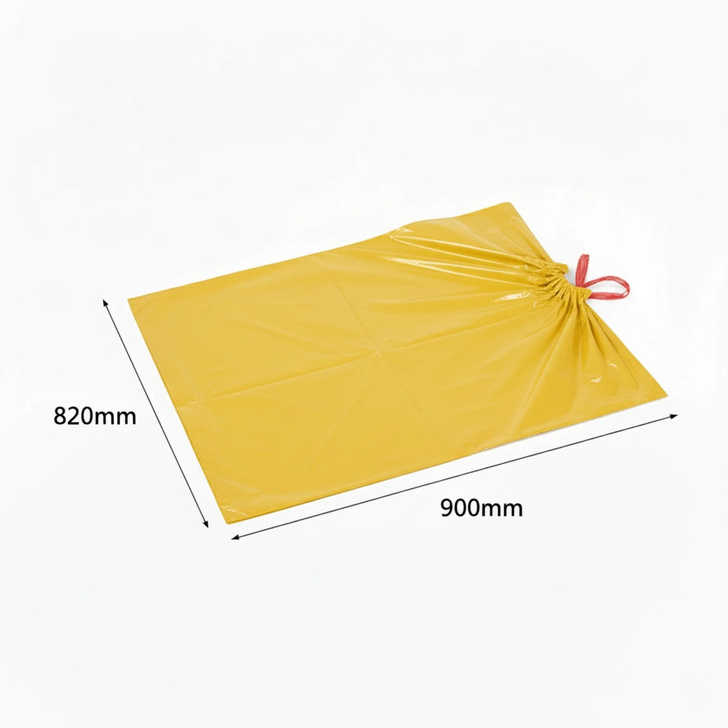 Sac poubelle Dasri - 100L - DASRI - Jaune - 200 sacs - 28µ