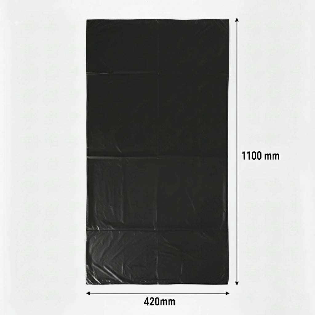 Sac poubelle - 130L - Noir - 100 sacs - 55µ