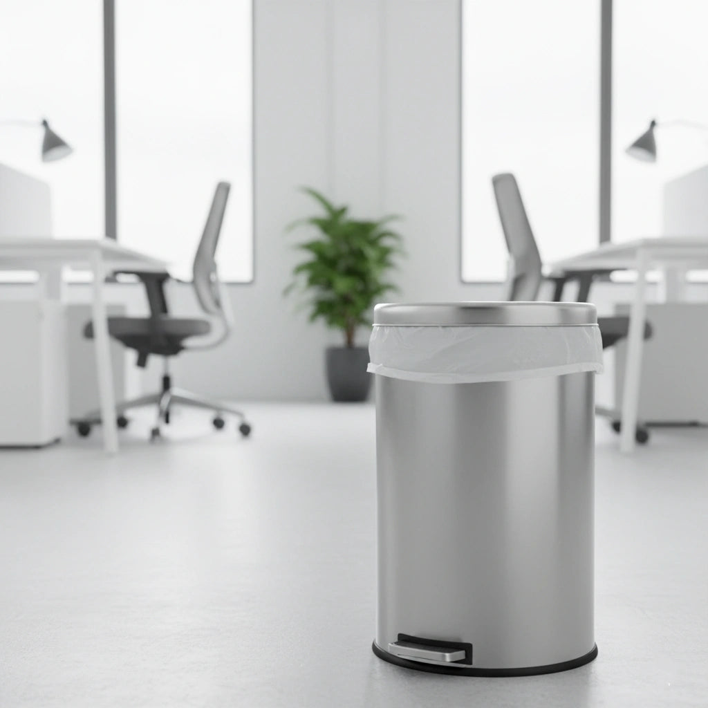 Sac poubelle - 50L - Blanc - 500 sacs - 14µ