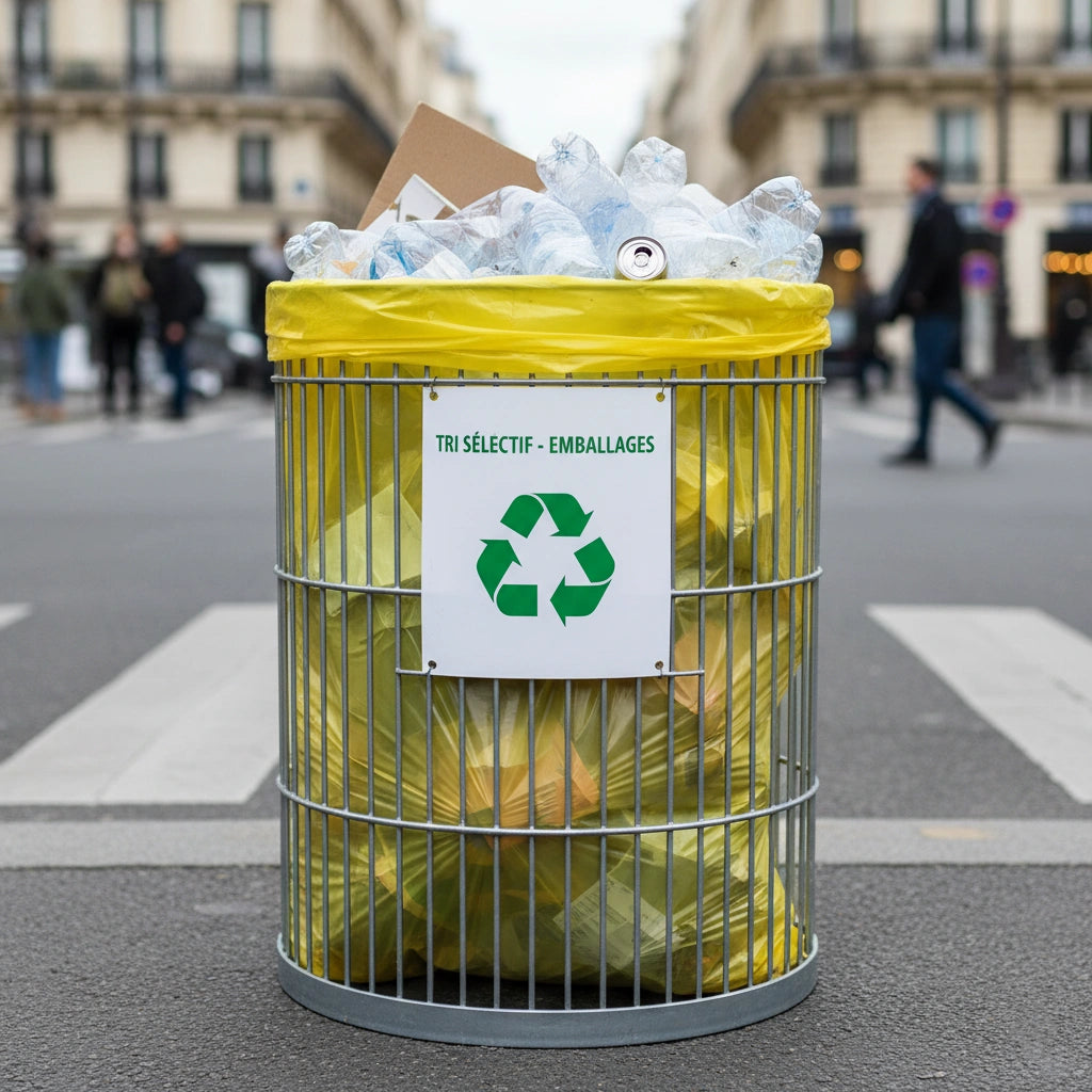 Sac poubelle Dasri - 50L - DASRI - Jaune - 500 sacs - 23µ