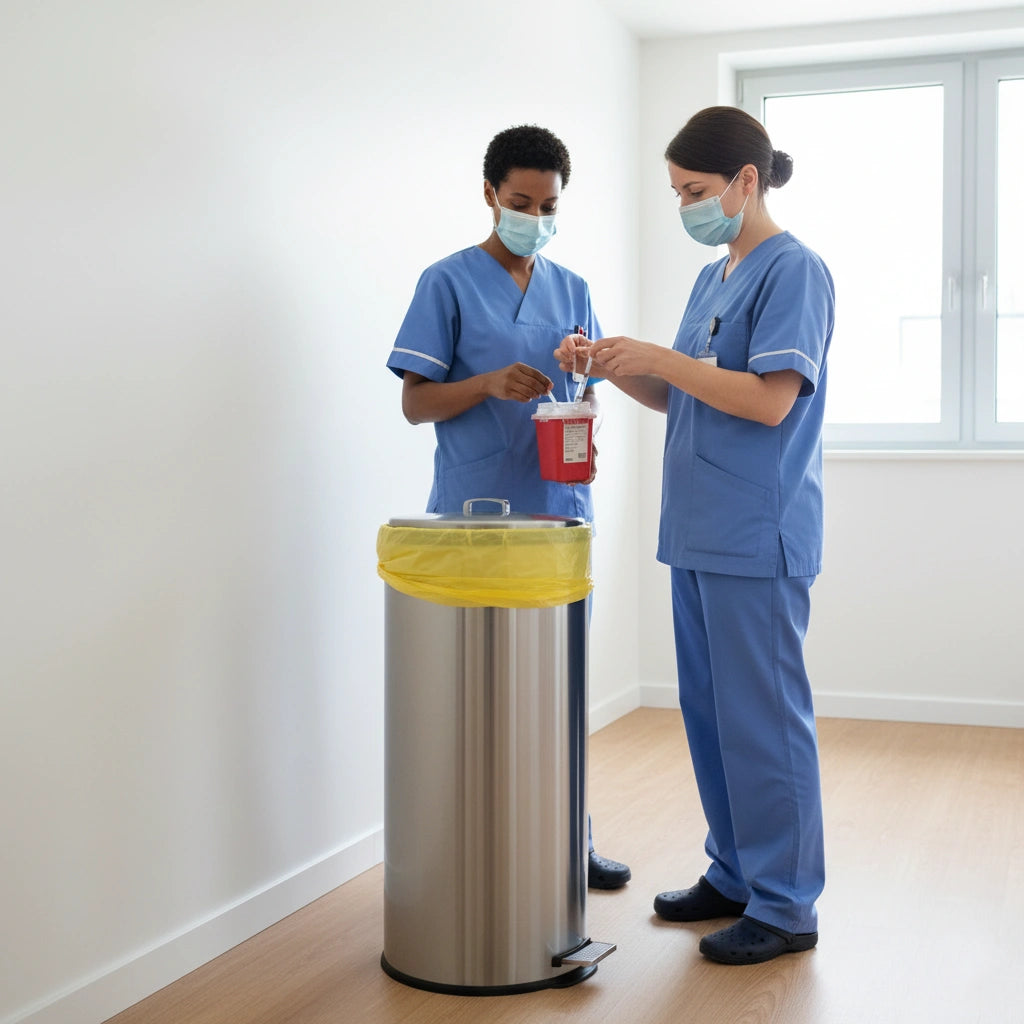 Sac poubelle Dasri - 100L - DASRI - Jaune - 200 sacs - 28µ