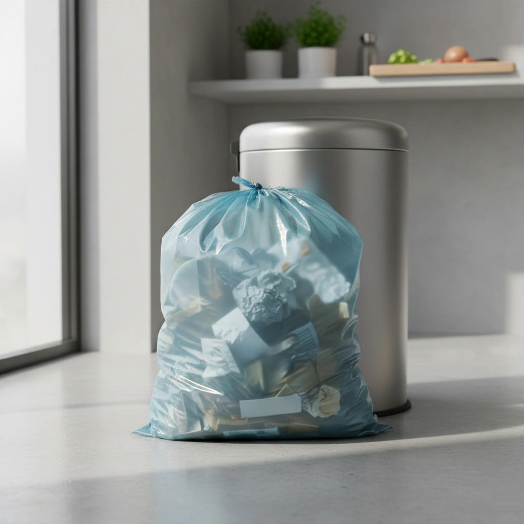 Sac poubelle - 30L - Bleu - 500 sacs - 12µ