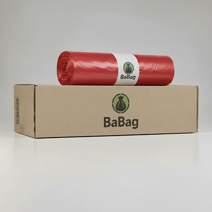 Sac poubelle - 110L - Rouge - 200 sacs - 40µ