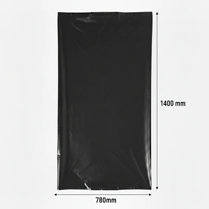 Housse pour conteneur - 360L - Noir - 100 sacs - 30µ