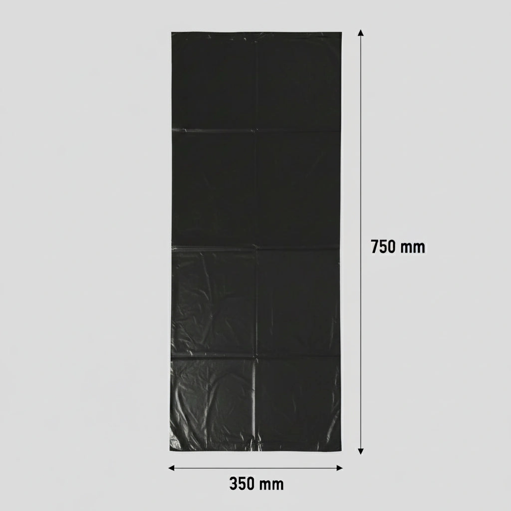 Sac poubelle - 50L - Noir - 250 sacs - 30µ