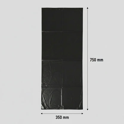 Sac poubelle - 50L - Noir - 250 sacs - 30µ