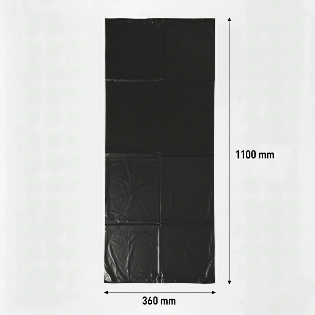 Sac poubelle - 110L - Noir - 200 sacs - 45µ