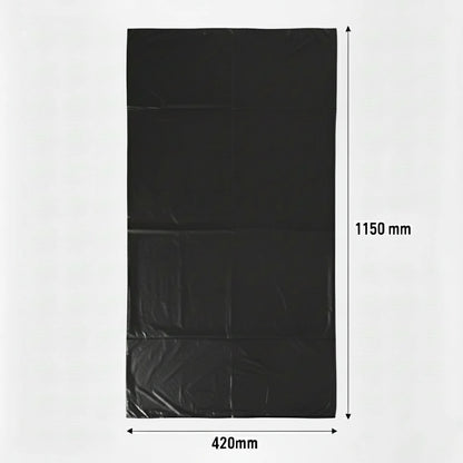 Sac poubelle - 130L - Noir - 200 sacs - 20µ