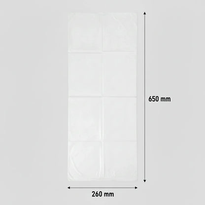 Sac poubelle - 30L - Blanc - 500 sacs - 12µ