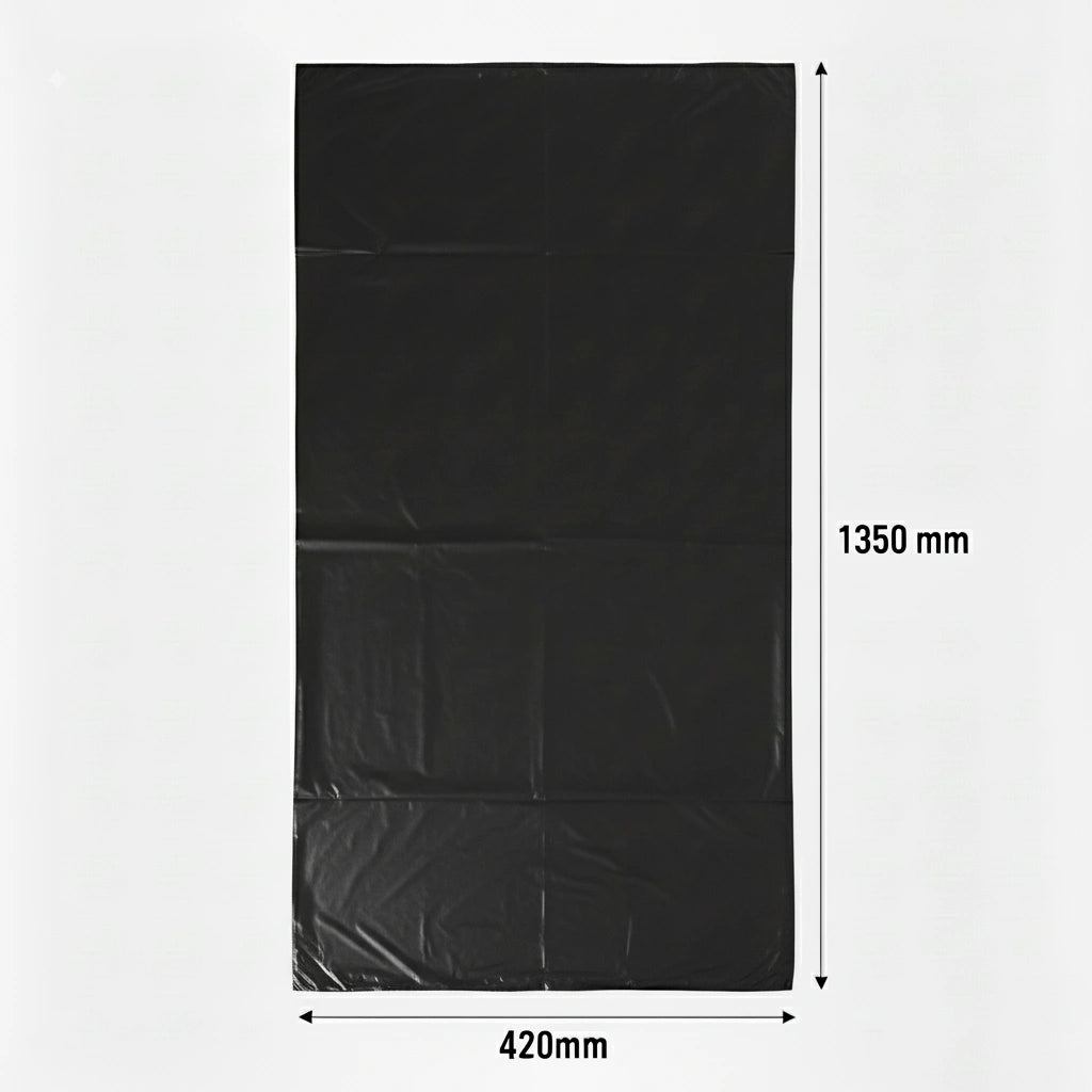 Sac poubelle - 150L - Noir - 100 sacs - 55µ