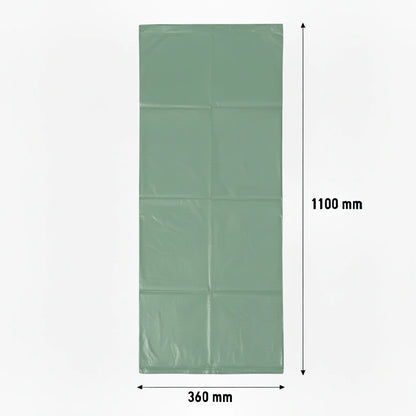 Sac poubelle - 110L - Vert - 200 sacs - 40µ