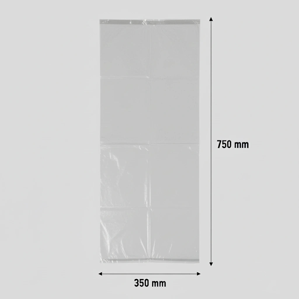 Sac poubelle - 50L - Premium - Transparent - 250 sacs - 20µ