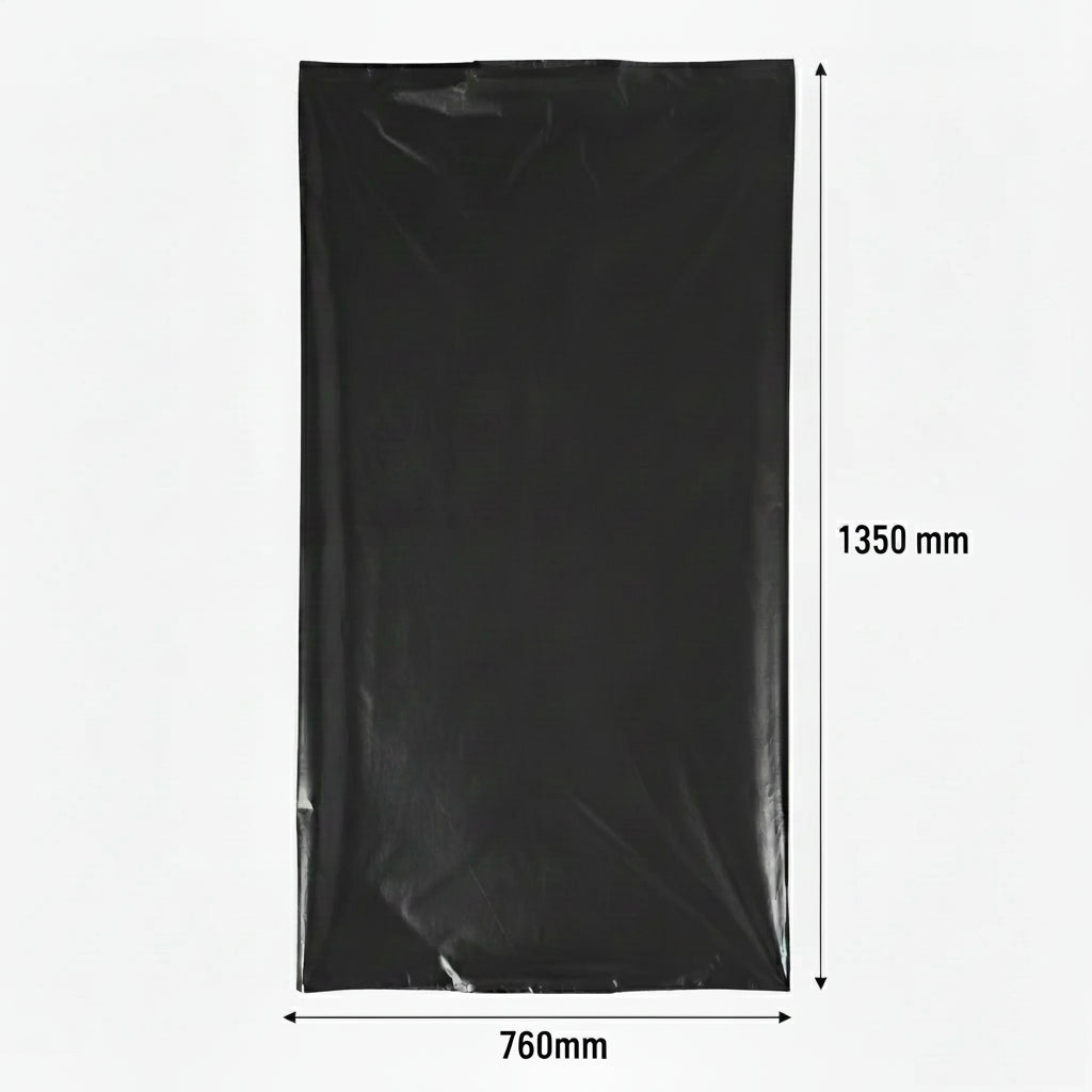 Housse pour conteneur - 340L - Noir - 100 sacs - 30µ