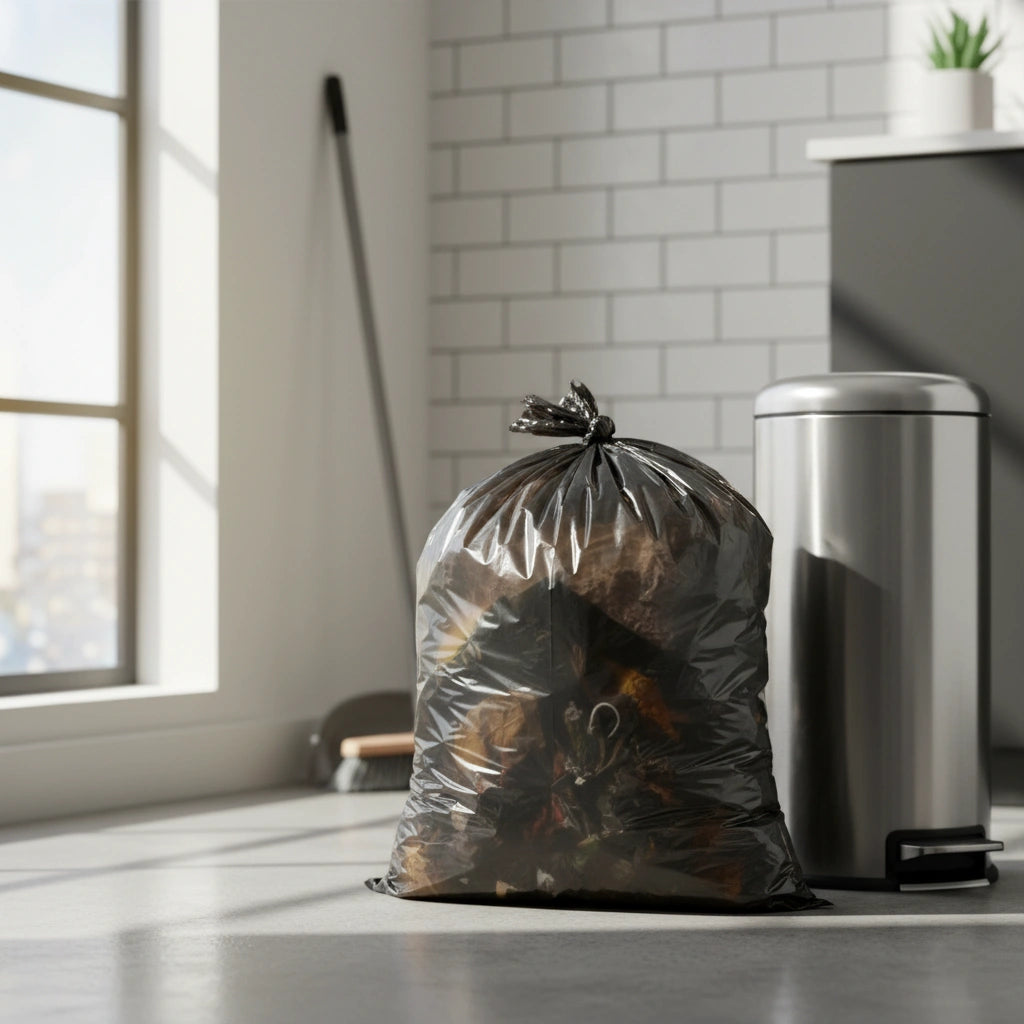 Sac poubelle - 30L - Noir - 500 sacs - 12µ