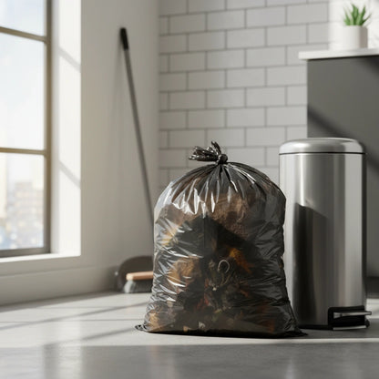 Sac poubelle - 30L - Noir - 500 sacs - 12µ