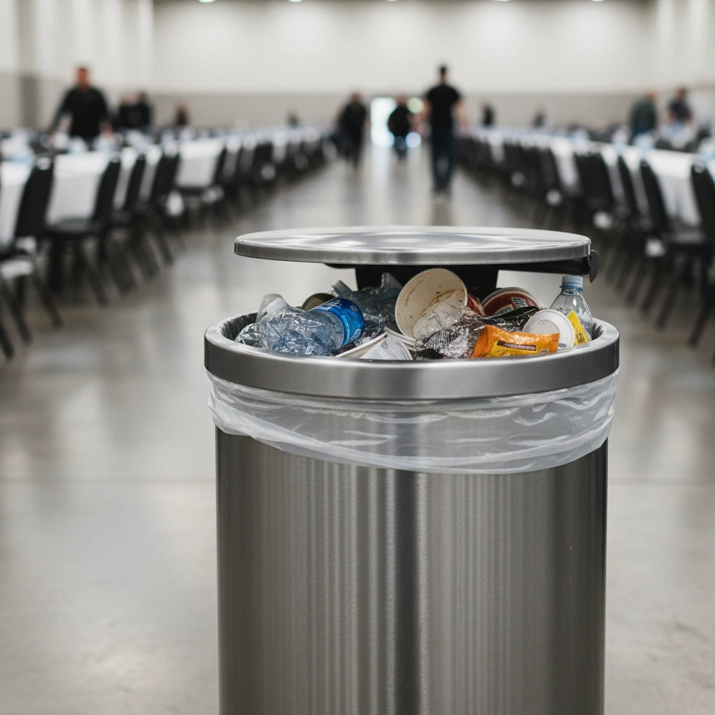 Sac poubelle - 50L - Transparent - 500 sacs - 14µ