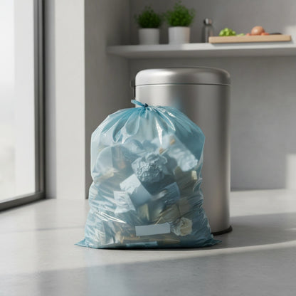 Sac poubelle - 30L - Bleu - 500 sacs - 12µ