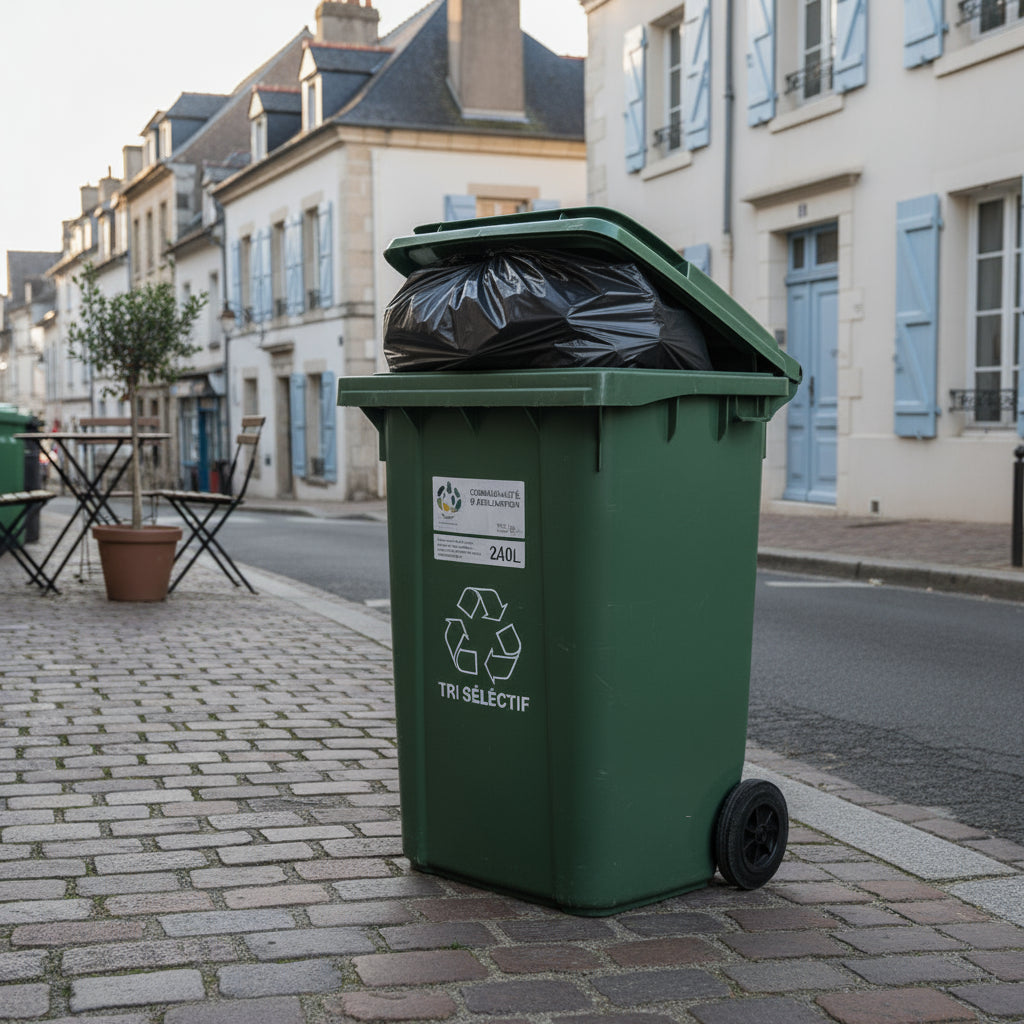 Sac pour conteneur - 240L - Noir - 100 sacs